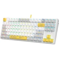 Клавиатура A4Tech Bloody S87 Energy White (Bloody BLMS Red Plus) фото 1